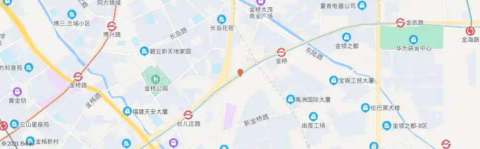 上海金高路金海路_公交站地图_上海公交_妙搜公交查询2025