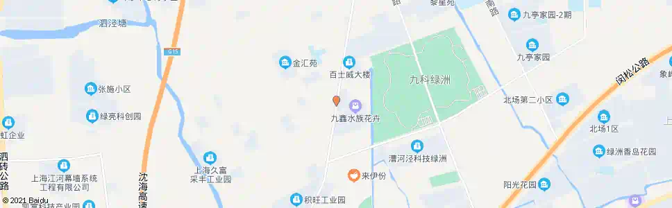 上海九新公路田庄路(招呼站)_公交站地图_上海公交_妙搜公交查询2025