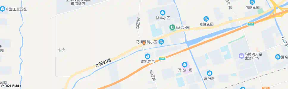 上海北松公路昆阳路_公交站地图_上海公交_妙搜公交查询2025