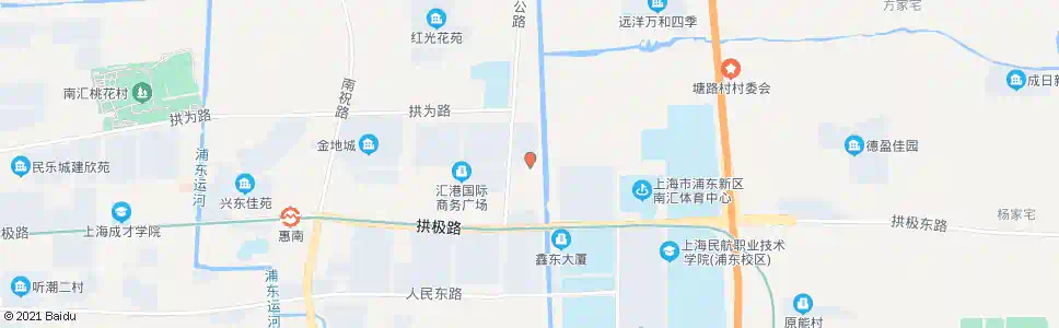 上海拱北路佳祥路_公交站地图_上海公交_妙搜公交查询2025