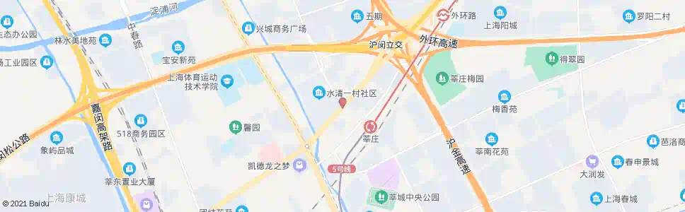 上海沪闵路水清路_公交站地图_上海公交_妙搜公交查询2025