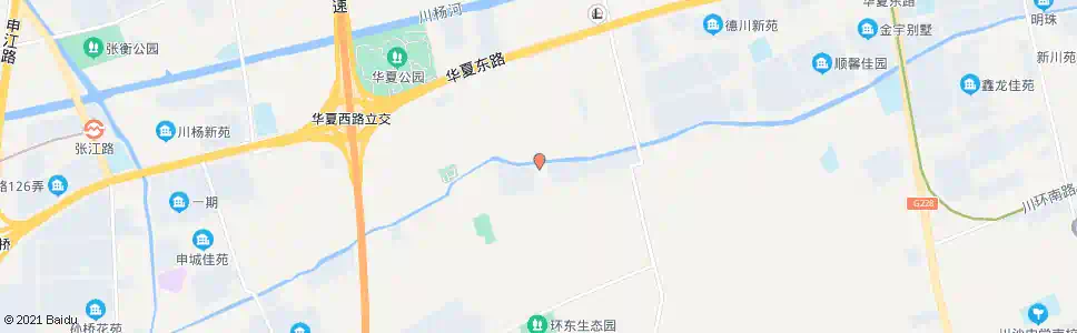 上海环东村_公交站地图_上海公交_妙搜公交查询2025