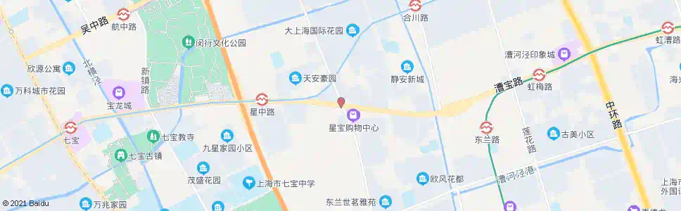 上海虹莘路漕宝路_公交站地图_上海公交_妙搜公交查询2025