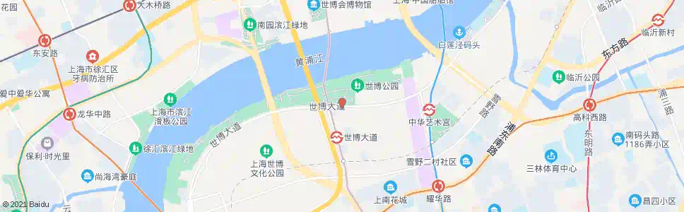 上海世博大道长清北路_公交站地图_上海公交_妙搜公交查询2025