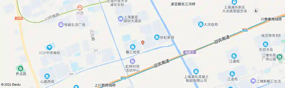 上海曙光路川周公路_公交站地图_上海公交_妙搜公交查询2025