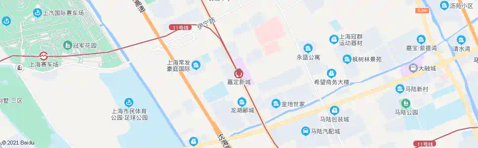 上海公交嘉定新城站_公交站地图_上海公交_妙搜公交查询2025