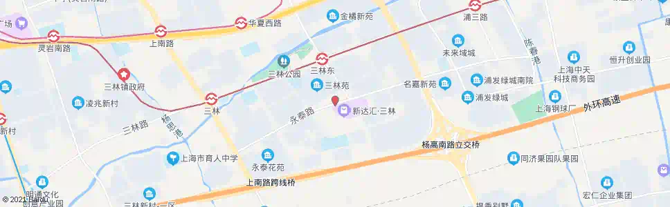 上海泰环路永泰路_公交站地图_上海公交_妙搜公交查询2025