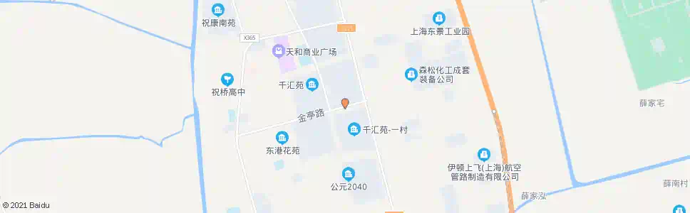 上海金亭公路千汇路_公交站地图_上海公交_妙搜公交查询2025