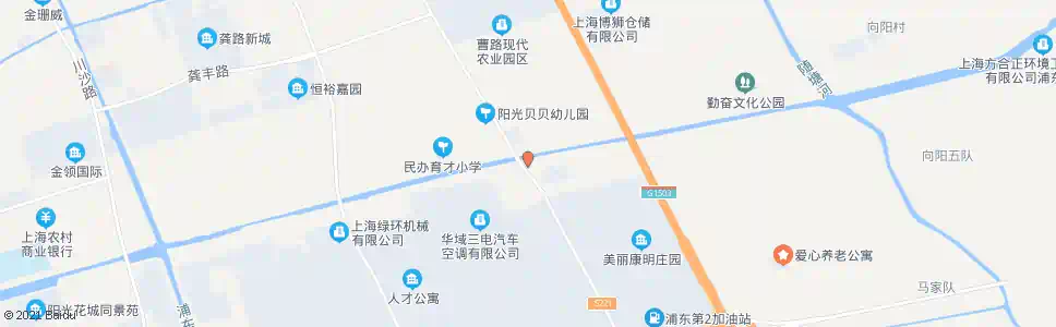 上海东川公路胜利路(共一村)_公交站地图_上海公交_妙搜公交查询2025