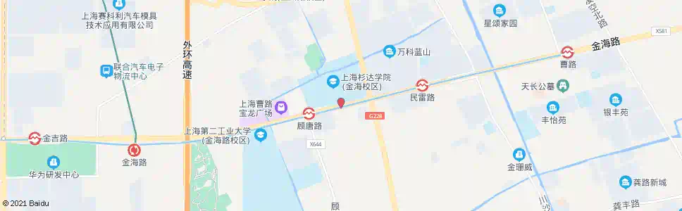上海民耀路金海路_公交站地图_上海公交_妙搜公交查询2025
