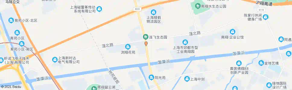上海浏翔公路蕰北路_公交站地图_上海公交_妙搜公交查询2025