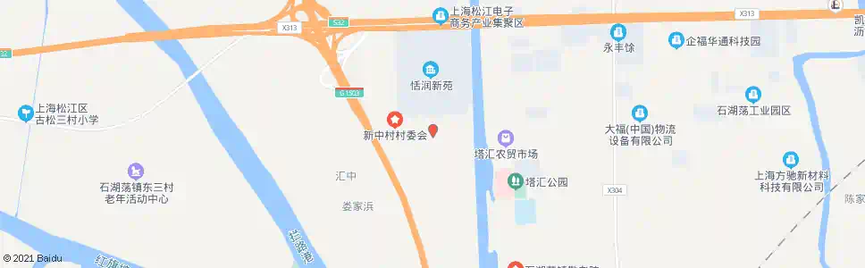 上海陶家村_公交站地图_上海公交_妙搜公交查询2025