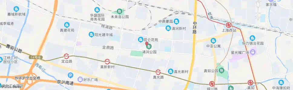 上海万镇路桃浦路_公交站地图_上海公交_妙搜公交查询2025