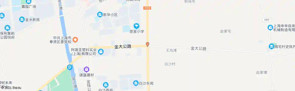 上海金大公路浦星公路_公交站地图_上海公交_妙搜公交查询2025