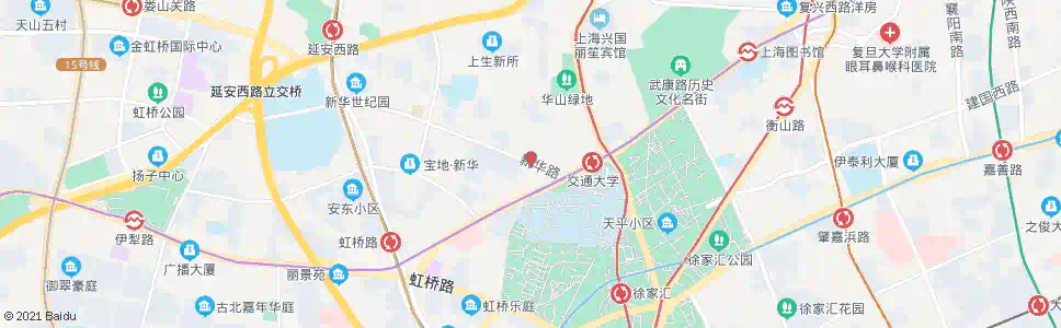 上海新华路番禺路_公交站地图_上海公交_妙搜公交查询2025