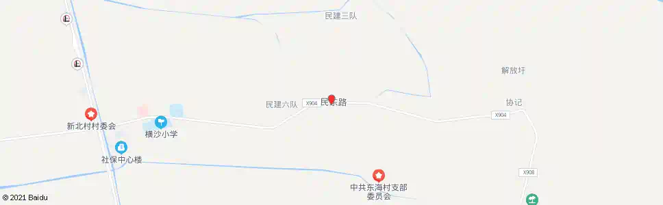 上海民建村_公交站地图_上海公交_妙搜公交查询2025