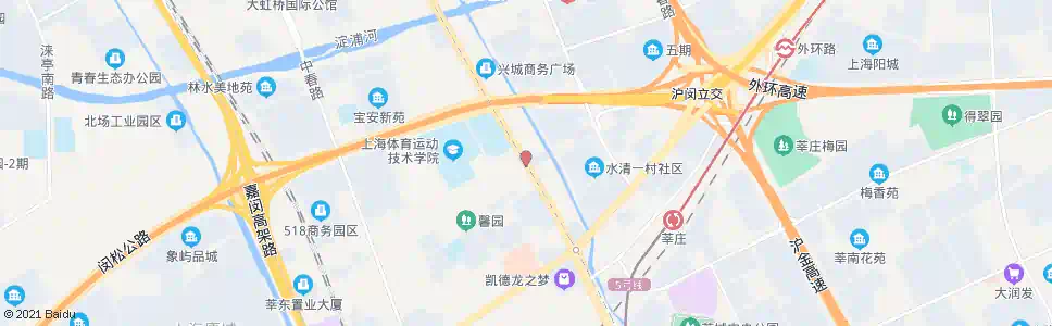 上海七莘路莘北路_公交站地图_上海公交_妙搜公交查询2025