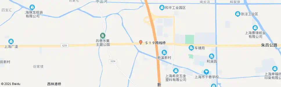 上海朱吕公路_公交站地图_上海公交_妙搜公交查询2025