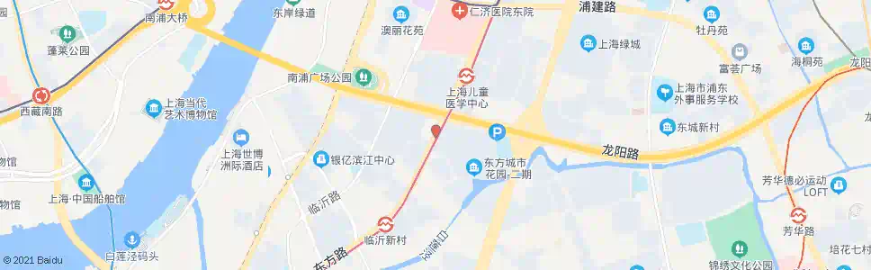 上海东方路东三里桥路_公交站地图_上海公交_妙搜公交查询2025