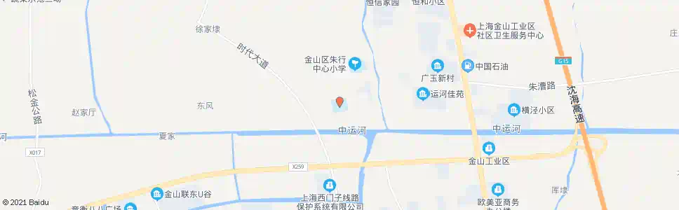 上海朱行中学_公交站地图_上海公交_妙搜公交查询2025