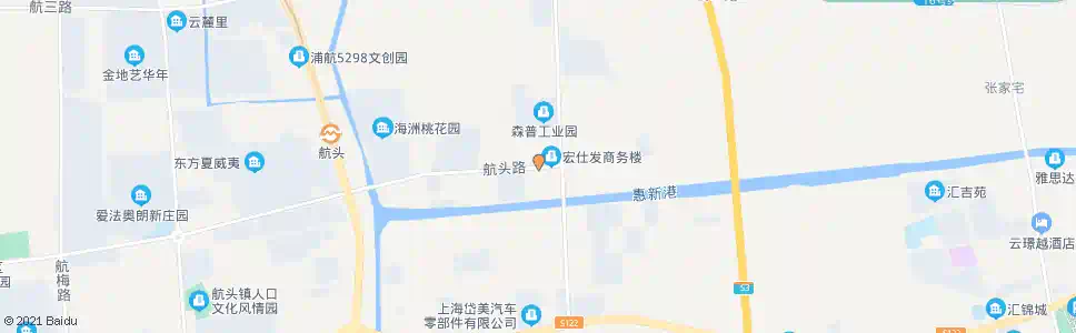 上海航头路航都路_公交站地图_上海公交_妙搜公交查询2025