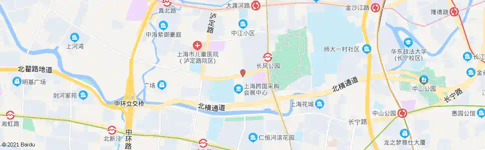上海中江路云岭东路_公交站地图_上海公交_妙搜公交查询2025