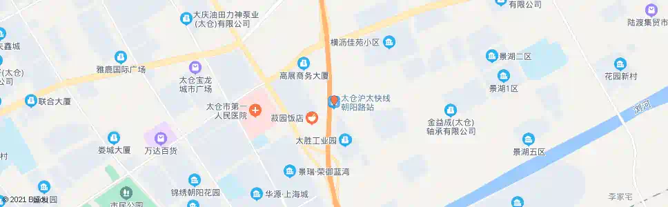 上海太仓朝阳路站_公交站地图_上海公交_妙搜公交查询2025