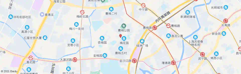 上海花溪社区_公交站地图_上海公交_妙搜公交查询2025