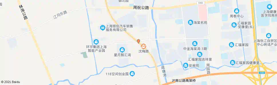 上海沈梅路沪南公路_公交站地图_上海公交_妙搜公交查询2025