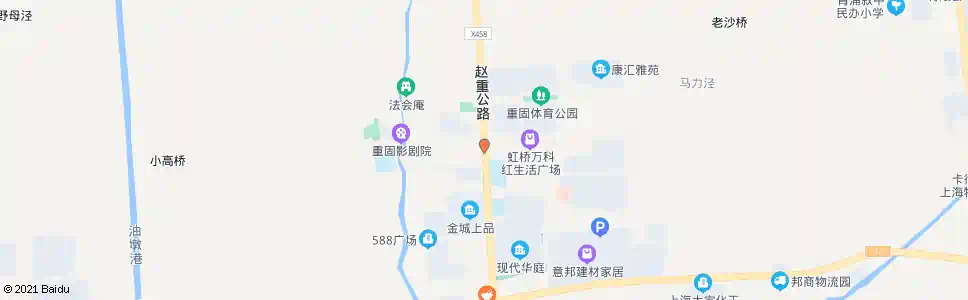 上海福泉山路赵重公路_公交站地图_上海公交_妙搜公交查询2025