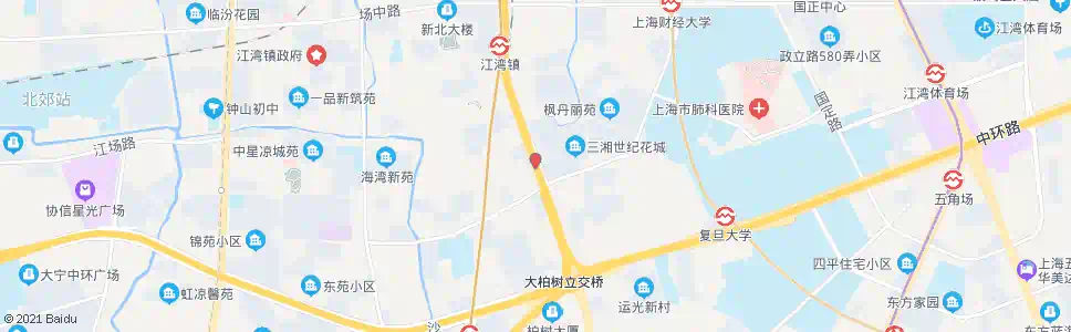 上海逸仙路纪念路_公交站地图_上海公交_妙搜公交查询2025