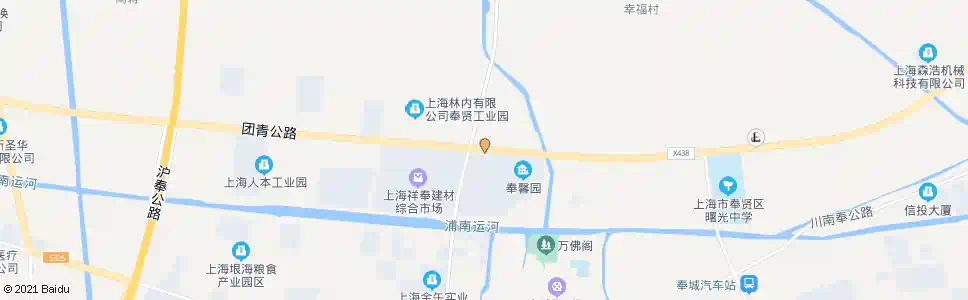 上海团青公路新奉公路_公交站地图_上海公交_妙搜公交查询2025