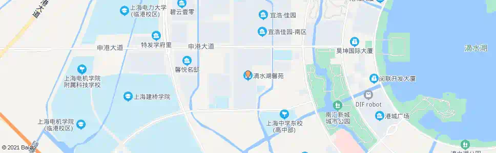 上海滴水湖馨苑_公交站地图_上海公交_妙搜公交查询2025