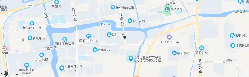 上海横港公路古楼路_公交站地图_上海公交_妙搜公交查询2025