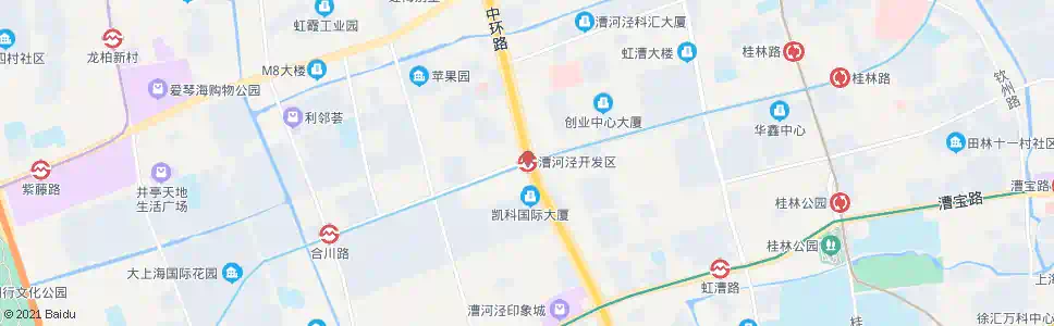 上海漕河泾_公交站地图_上海公交_妙搜公交查询2025