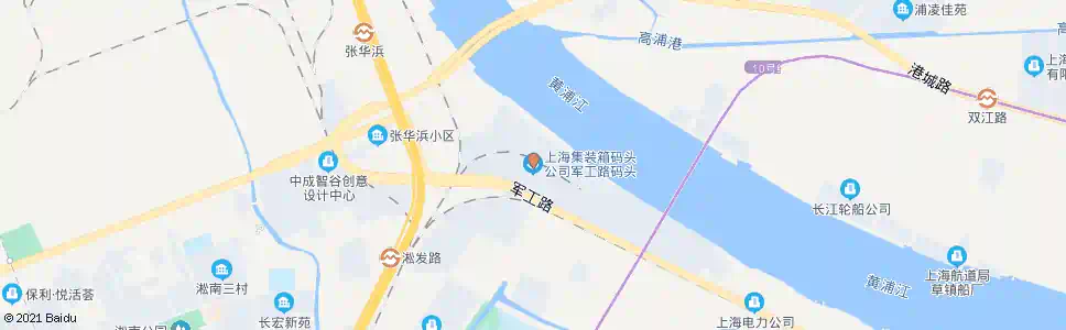 上海工业公司码头_公交站地图_上海公交_妙搜公交查询2025