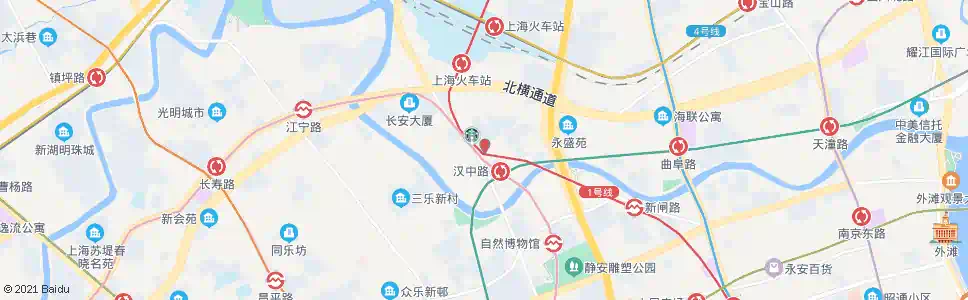 上海青少年活动中心_公交站地图_上海公交_妙搜公交查询2025