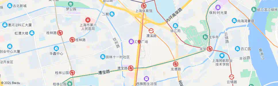 上海田林东路漕溪路_公交站地图_上海公交_妙搜公交查询2025