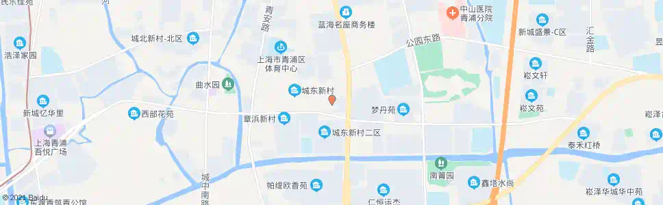 上海城中东路保安路(东门小学)_公交站地图_上海公交_妙搜公交查询2025