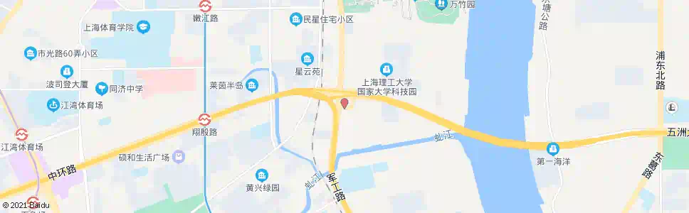 上海军工路翔殷路_公交站地图_上海公交_妙搜公交查询2025
