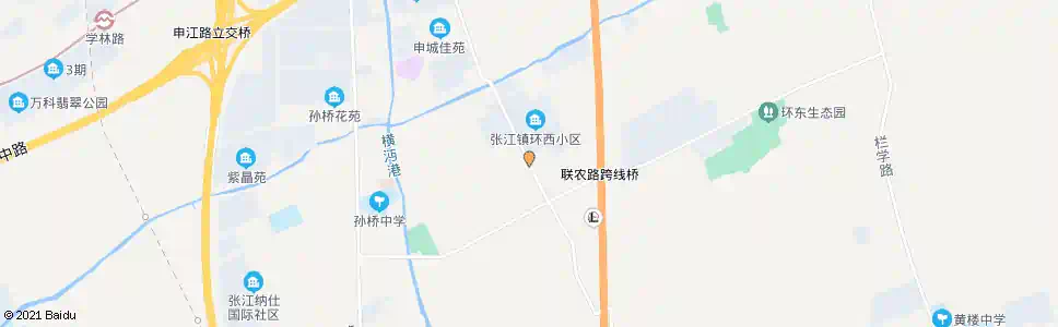上海孙环路荷塘路_公交站地图_上海公交_妙搜公交查询2025