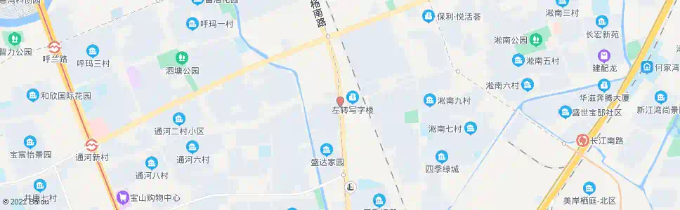 上海江杨南路通南路_公交站地图_上海公交_妙搜公交查询2025