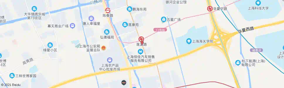 上海莲溪路绿科路_公交站地图_上海公交_妙搜公交查询2025