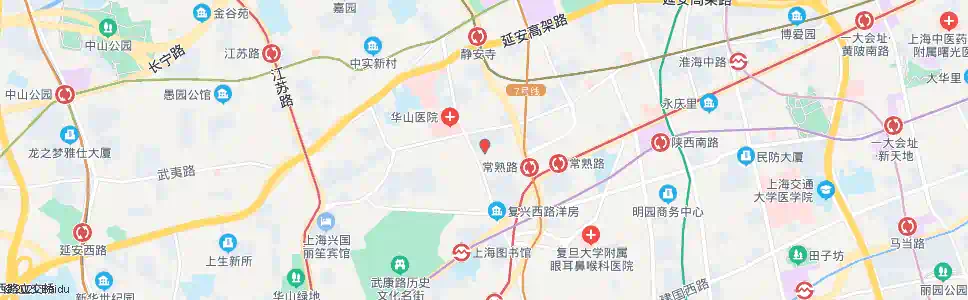 上海安福路乌鲁木齐中路_公交站地图_上海公交_妙搜公交查询2025