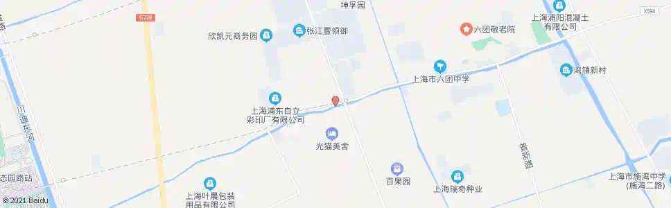 上海六陈路川沙路_公交站地图_上海公交_妙搜公交查询2025
