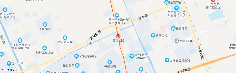 上海宝安公路站_公交站地图_上海公交_妙搜公交查询2025
