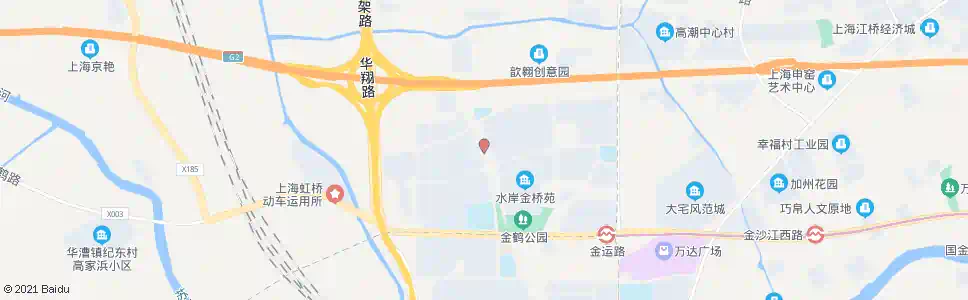 上海金耀路鹤霞路(江桥)_公交站地图_上海公交_妙搜公交查询2025
