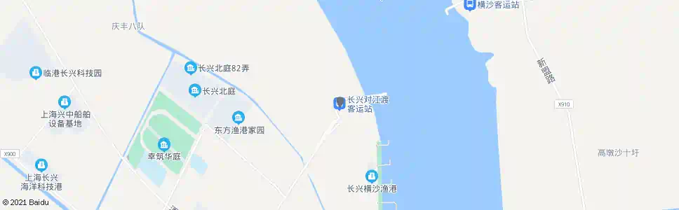 上海长兴合作路码头_公交站地图_上海公交_妙搜公交查询2025