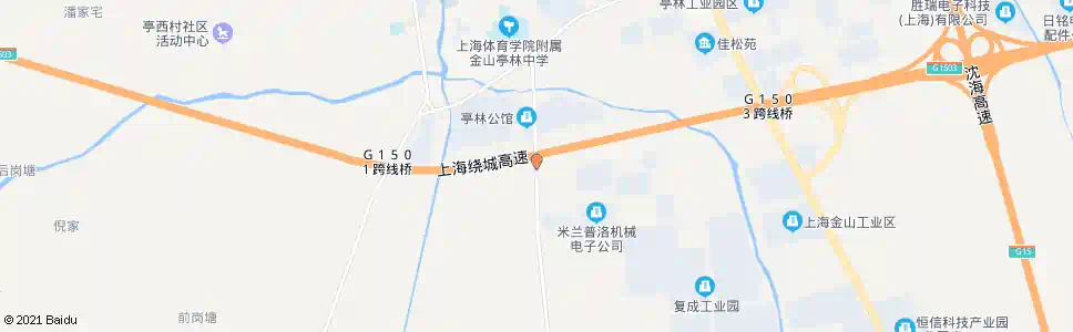 上海金展路环城高速_公交站地图_上海公交_妙搜公交查询2025