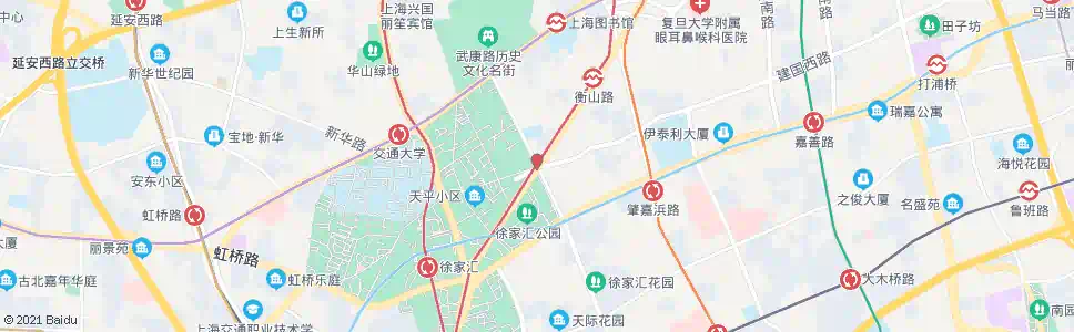 上海宛平路衡山路_公交站地图_上海公交_妙搜公交查询2025
